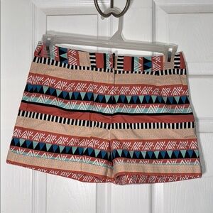 mark. High Waist Patterned Shorts